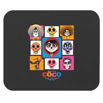 Discover Disney Pixars Coco Main Characters Group Shot Chest Panels Mouse Pads