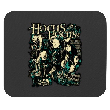 Discover Retro Hocus Pocus  Mouse Pads, Sanderson Sisters Disney Witches Mouse Pads, Vintage Spooky Vibes Mouse Pads