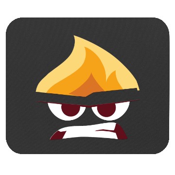 Discover Angry Face Funny Disney Inside Out Mouse Pads