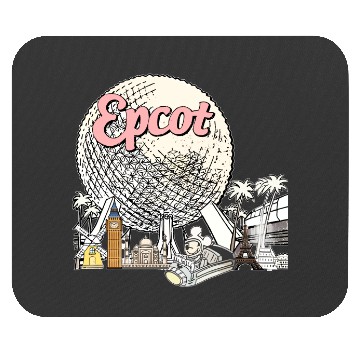 Discover Disney Epcot  Mouse Pads, Epcot World Tour Mouse Pads, Epcot Center 1982 Mouse Pads