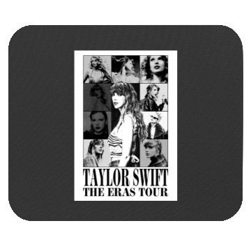 Discover eras tour black and white Mouse Pads