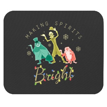 Discover Vintage The Haunted Mansion Mouse Pads, Making Spirits Bright Disney Christmas Mouse Pads