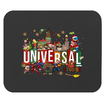 Discover Universal Studios Christmas Mouse Pads, Disneyland Christmas