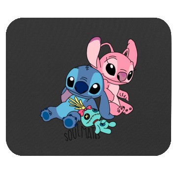 Discover Stitch and angel soulmate  , Stitch Eras Tour , Stitch Shirt, Disney Land Lilo and Stitch Mouse Pads