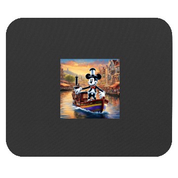 Discover Steamboat Willie sailing down the river  SALE!! Mickey Retro Disney Shirt, Mickey Checkered Shirt, Vintage Disney, Retro Mickey, Mickey Gift S-5XL Mouse Pads