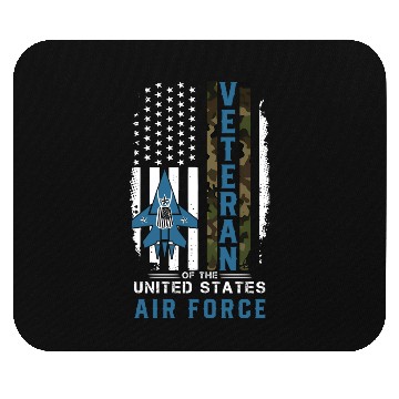 Discover Us Air Force Veteran Camo Mouse Pads