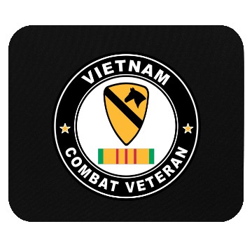 Discover 1st Cavalry Division Vietnam Combat Veteran Mouse Pads