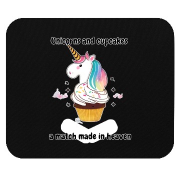 Discover Unicorns Cupcake - Cute and Magical Mouse Pads