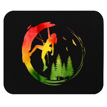 Discover climb climbing rock climbing climber gift Mouse Pads