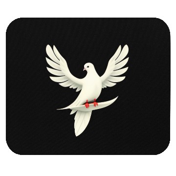 Discover The Dove of Peace Mouse Pads