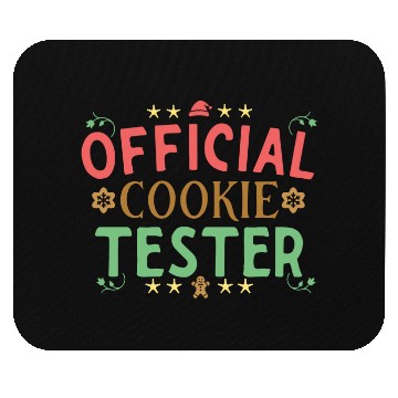 Discover Official Cookie Teste Christmas Gingerbread Lover Mouse Pads