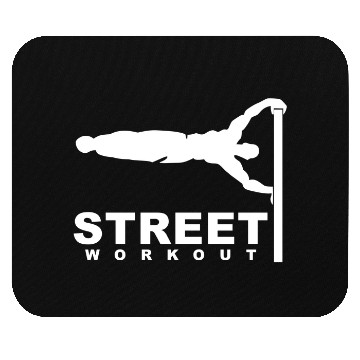 Discover Street Workout - Calisthenics - Human Flag Mouse Pads