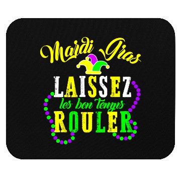 Discover Mardi Gras laissez les bon temps rouler Fat Mouse Pads