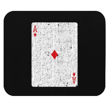 Discover ace of diamonds playing card Mouse Pads