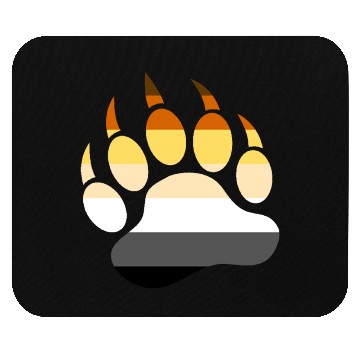 Discover Cool Gay Bears pride flag Bear Paw Mouse Pads