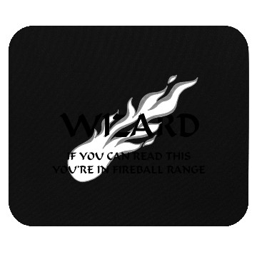 Discover Wizard - Fireball Range Mouse Pads