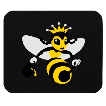 Discover Queen Bee Mouse Pads