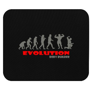 Discover Body bulider Gym ape of Evolution Mouse Pads