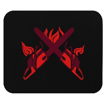 Discover chainsaw Mouse Pads