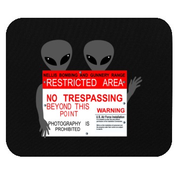 Discover Greys Area 51 Mouse Pads