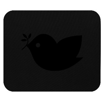 Discover Peace Bird Icon Mouse Pads