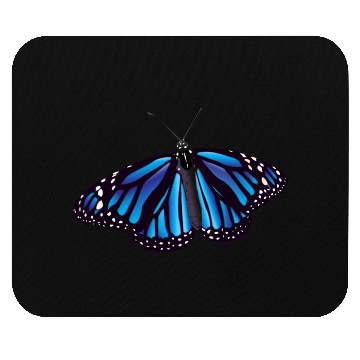 Discover Blue Butterfly Mouse Pads