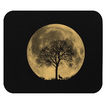 Discover moon tree Mouse Pads