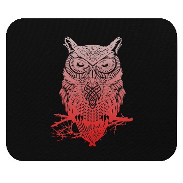 Discover owl bird Mouse Pads