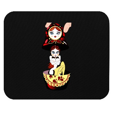 Discover Surprise Russian Doll Mouse Pads