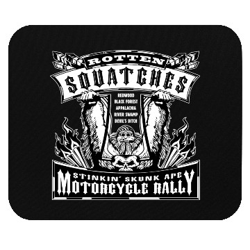 Discover Rotten Squatches Stinkin' Skunk Ape Rally Mouse Pads