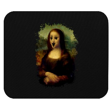 Discover Haunted Mona Lisa Mouse Pads