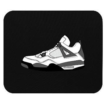 Discover Jordan 4 White Cement Mouse Pads