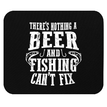 Discover Fishing and Beer Mouse Pads