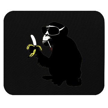Discover cool smoking monkey Mouse Pads