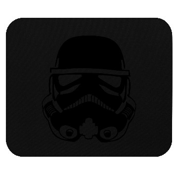 Discover Stormtrooper Helmet Design Mouse Pads