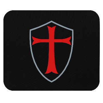Discover knights templar shield Mouse Pads