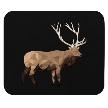 Discover Low Poly Elk Mouse Pads