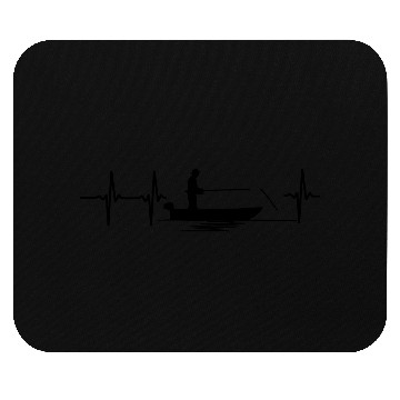 Discover MY HEART BEATS FOR FISHING! Mouse Pads