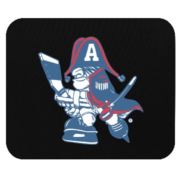 Discover Milwaukee admiral cartoon Mouse Pads