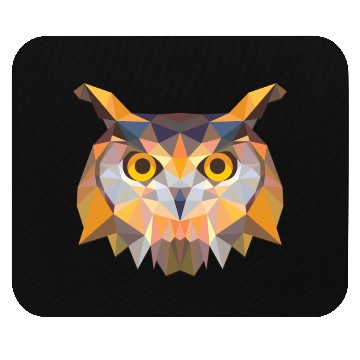 Discover Polygonal Owl Mouse Pads