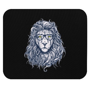 Discover hipster lion Mouse Pads