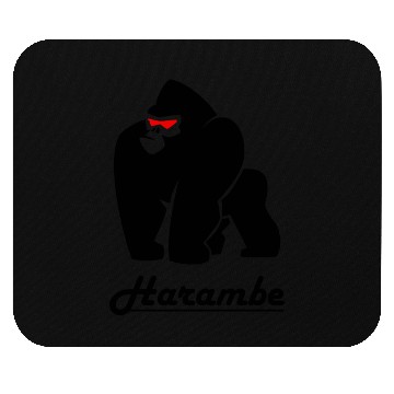 Discover Gorilla Black Mouse Pads