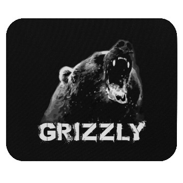 Discover Grizzly Bear Mouse Pads