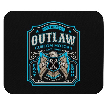 Discover Outlaw Motors Mouse Pads