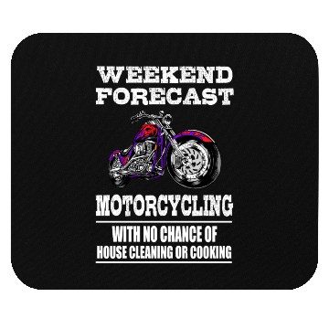 Discover Weekend Forecast Motorcycling Motorcycle Mouse Pads