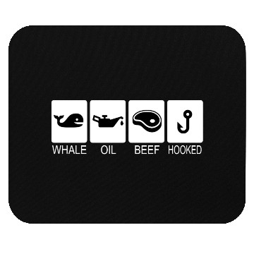 Discover Whale Oil Beef Hooked Mouse Pads