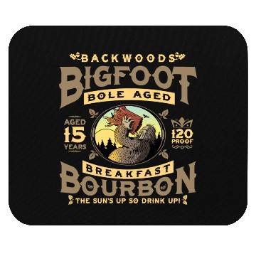 Discover Backwoods Bigfoot Bole-Aged Breakfast Bourbon Mouse Pads