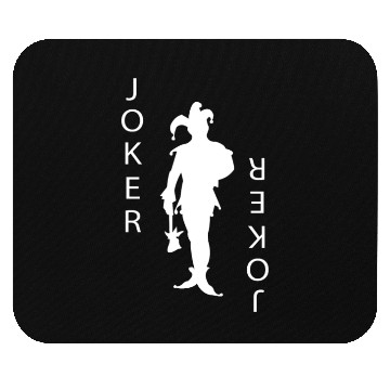 Discover Joker Playing Card Gambling Mouse Pads