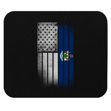 Discover USA Vintage Maine State Flag Mouse Pads