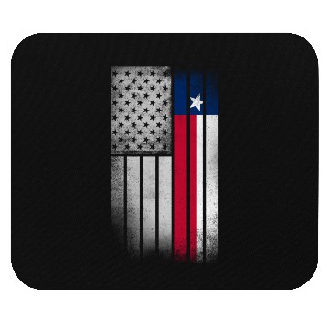 Discover USA Vintage Texas State Flag Mouse Pads